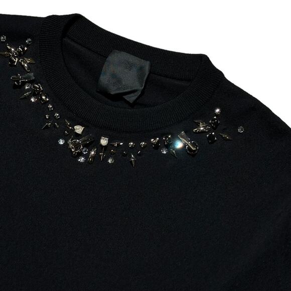 Givenchy $1,200 embellished crystal pierced sweater